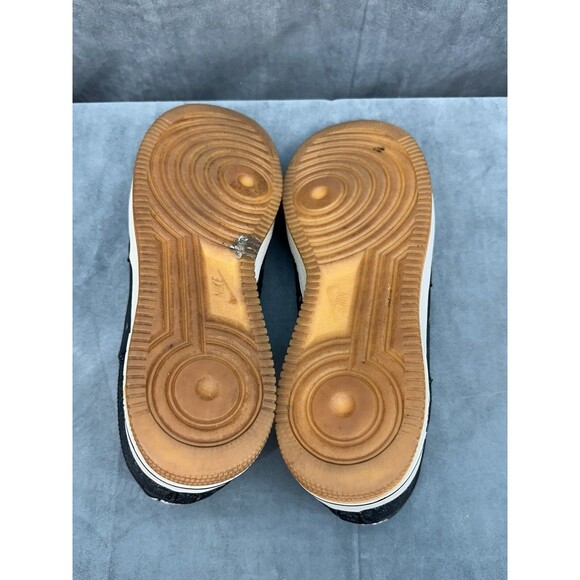 Nike Air Force 1 Low 07 LV8 Men's 13 Black Metallic Silver 718152-001 Shoes - Picture 11 of 12